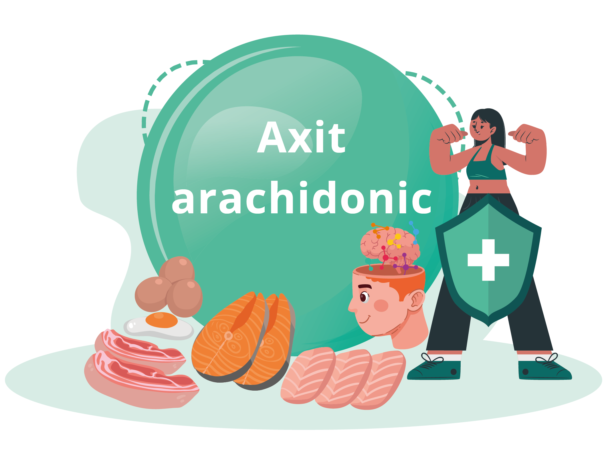 Axit arachidonic - Genki Fami - Sức Khoẻ Cho Gia Đình Yêu Thương